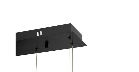 LED-HÄNGELEUCHTE 95/15/120 cm  - Goldfarben/Schwarz, Design, Kunststoff/Metall (95/15/120cm) - Dieter Knoll