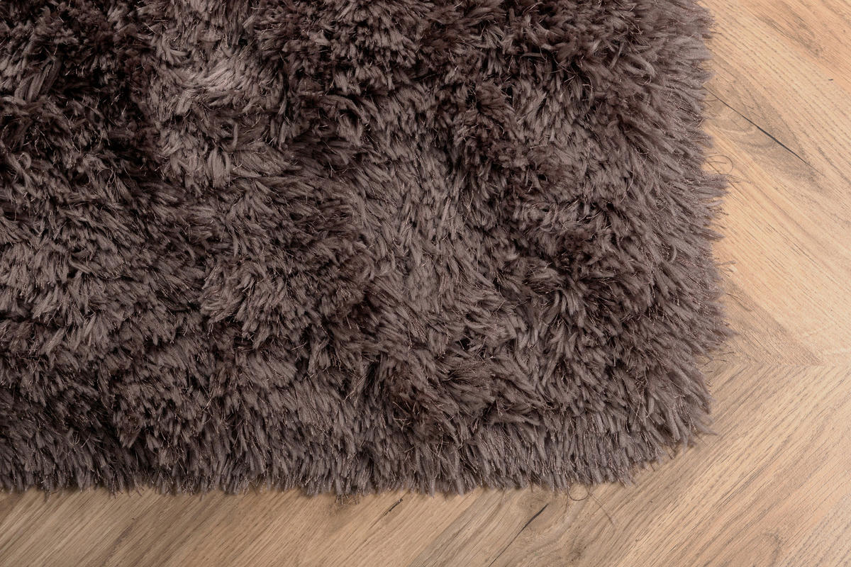 HOCHFLORTEPPICH 200/300 cm Braun  - Braun, LIFESTYLE, Textil (200/300cm) - P & B
