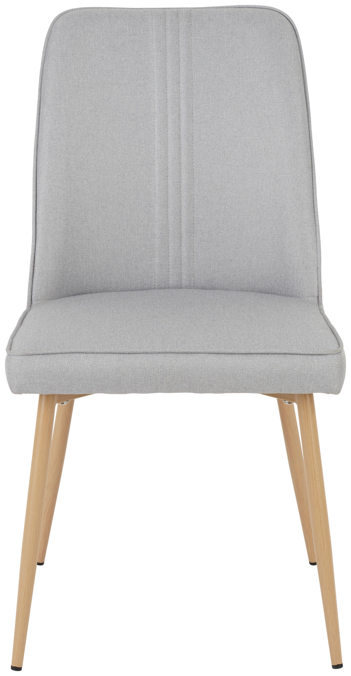 ŽIDLE, šedá - šedá/barvy dubu, Moderní, kov/textil (50/88/61cm) - Livetastic