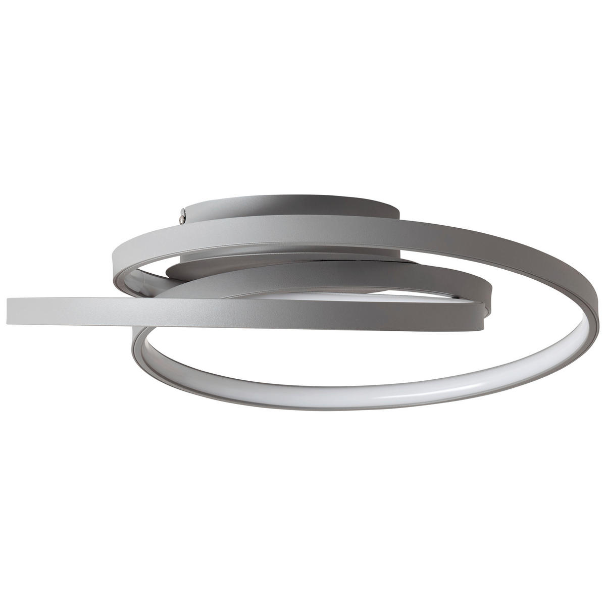 LED-DECKENLEUCHTE  40/13 cm    - Grau, Konventionell, Glas/Metall (40/13cm) - Brilliant
