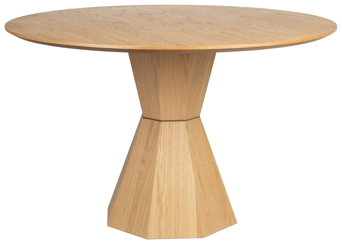 ESSTISCH in Holz 120/120/75 cm  - Eichefarben, MODERN, Holz (120/120/75cm) - Zuiver