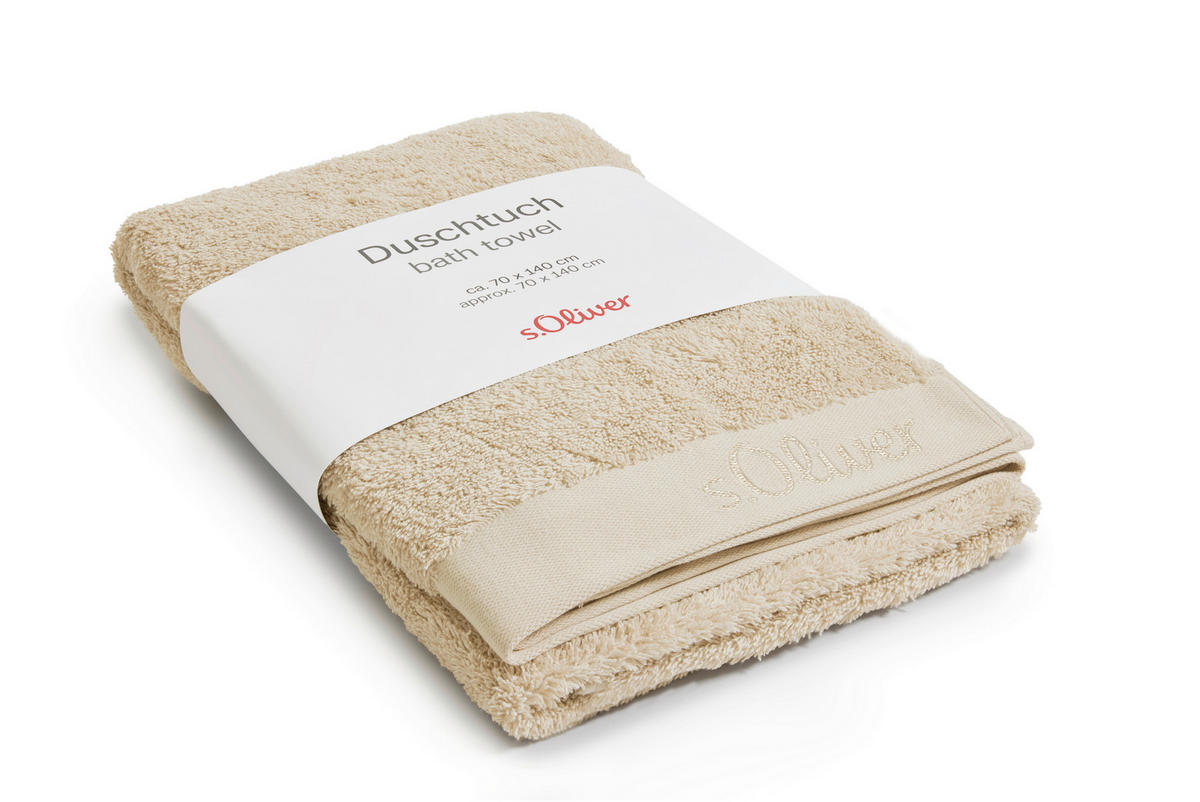 DUSCHTUCH 70/140 cm s.Oliver  - Naturfarben, Trend, Textil (70/140cm) - S. Oliver