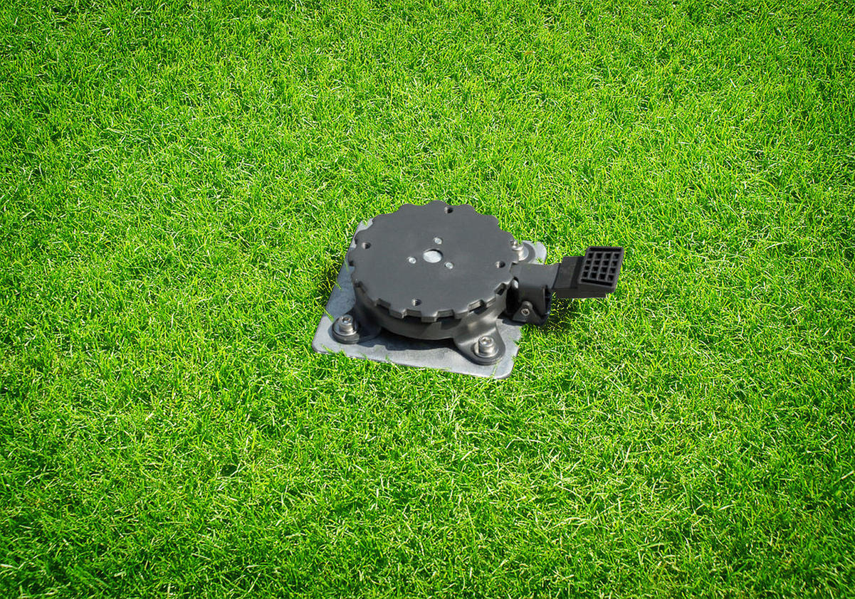 STOJAN DO ZEMĚ 16/58 cm - barvy stříbra, Basics, kov (16/58cm) - Schneider