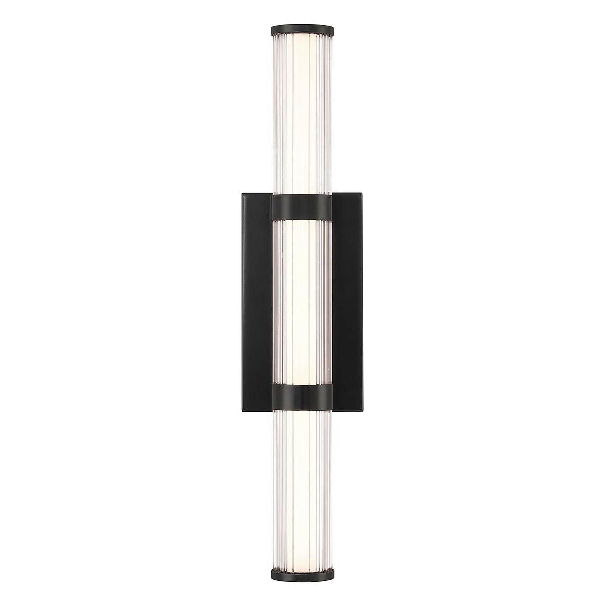 LED-WANDLEUCHTE - Schwarz, Basics, Glas/Metall (9/54/10,1cm) - Elstead Lighting