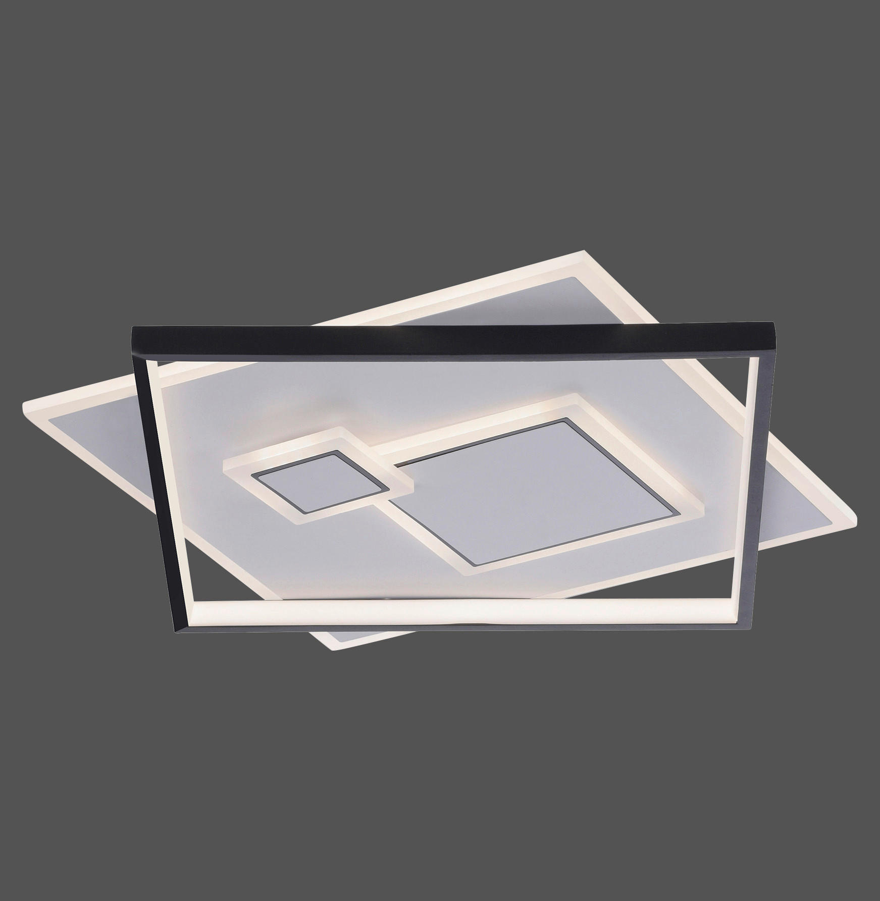 LED-DECKENLEUCHTE Mailak 57/57/6 cm   - Design, Kunststoff/Metall (57/57/6cm) - Paul Neuhaus