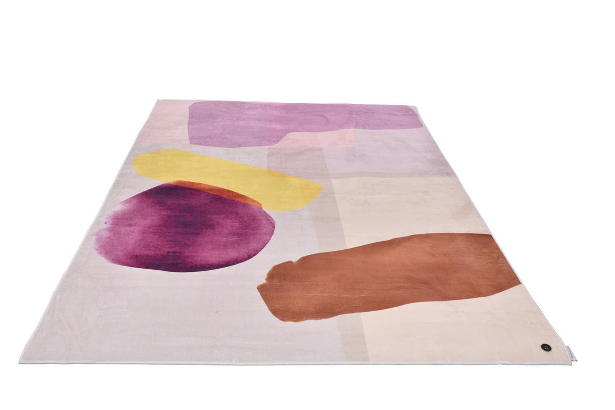 WEBTEPPICH 160/230 cm SHAPES - THREE Multicolor, Violett  - Violett/Multicolor, Design, Textil (160/230cm) - Tom Tailor