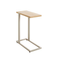 ODKLÁDACÍ STOLEK, šedá, barvy dubu - šedá/barvy dubu, Design, kov/kompozitní dřevo (49/24/64cm)