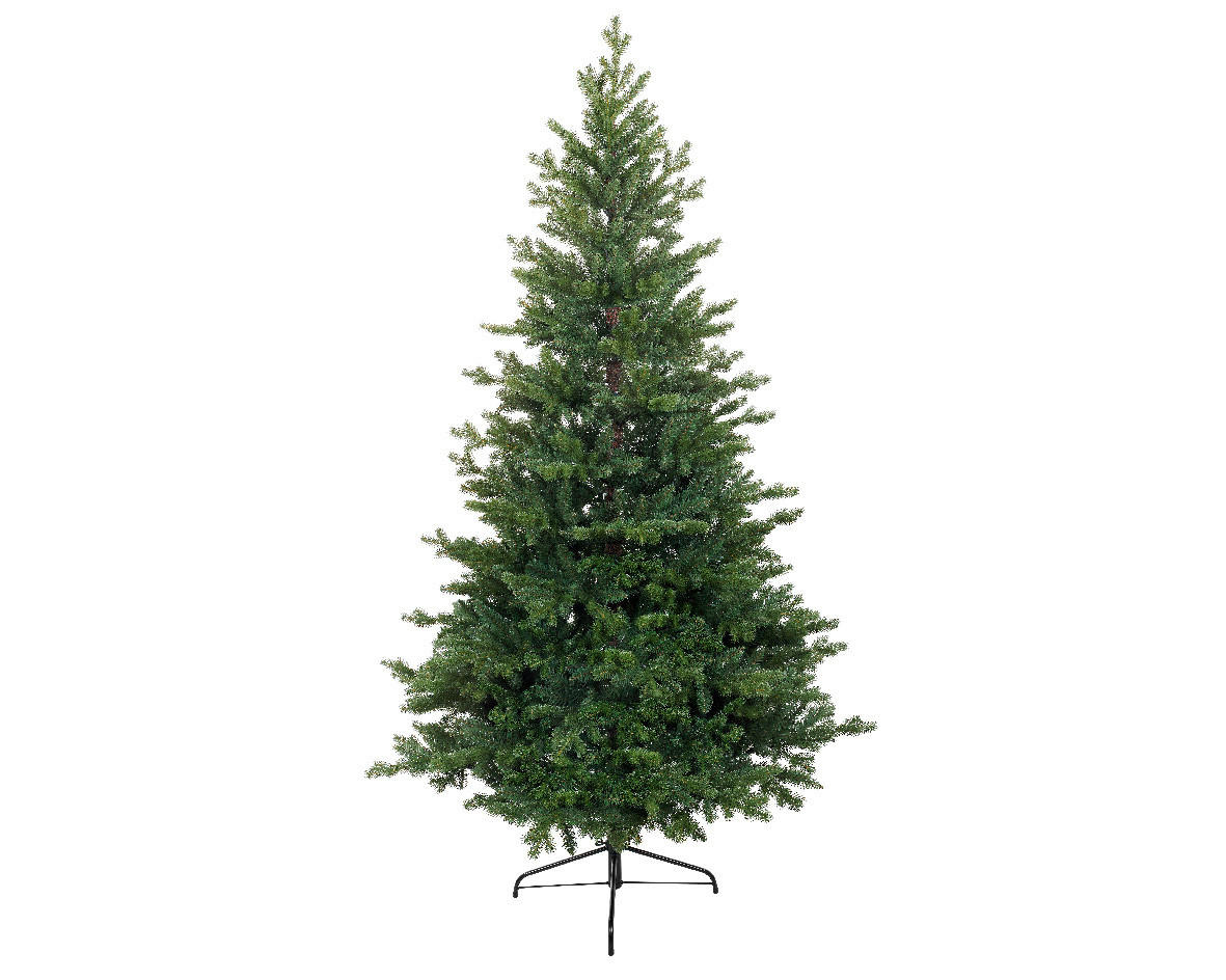 BOŽIČNA JELKA 210 cm  - zelena, Basics, kovina/umetna masa (210cm) - X-Mas