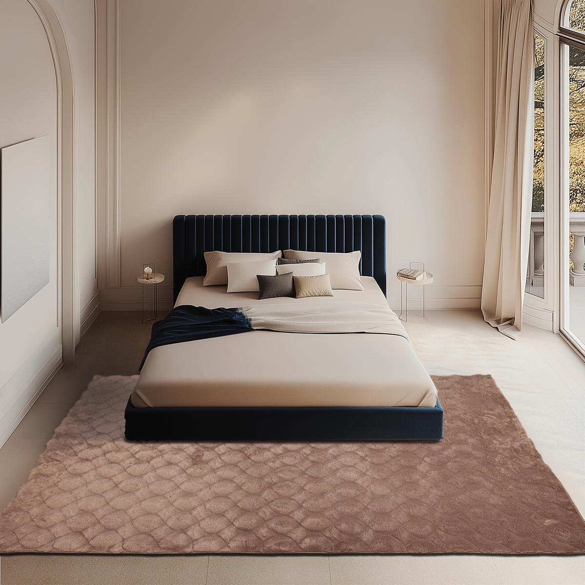 HOCHFLORTEPPICH 200/290 cm My Diamond Taupe  - Taupe, Design, Textil (200/290cm) - Obsession