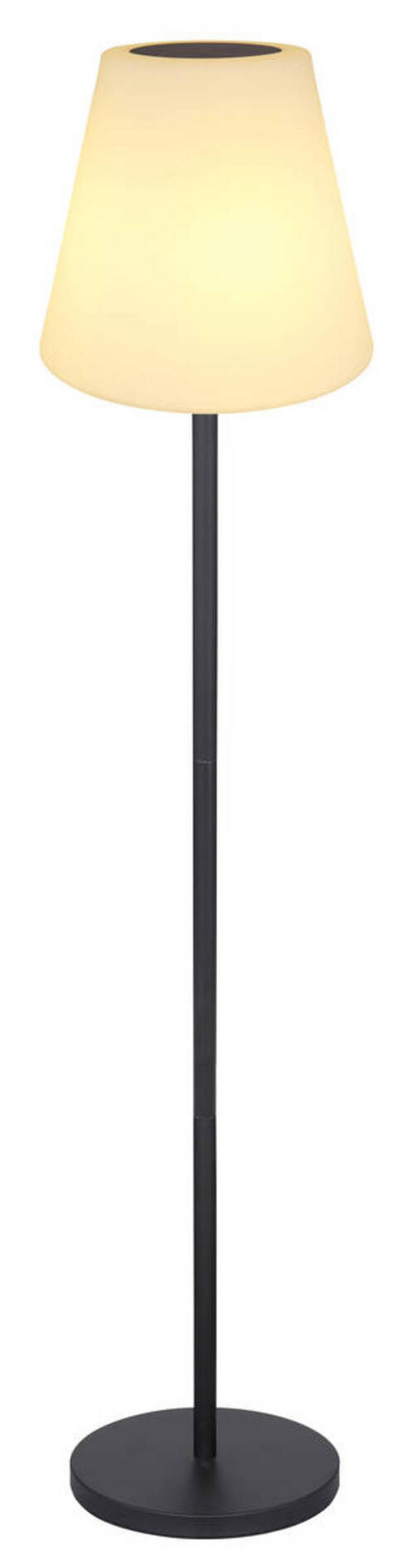 SOLARLEUCHTE 34/150 cm   - Opal/Schwarz, Basics, Kunststoff/Metall (34/150cm) - Globo