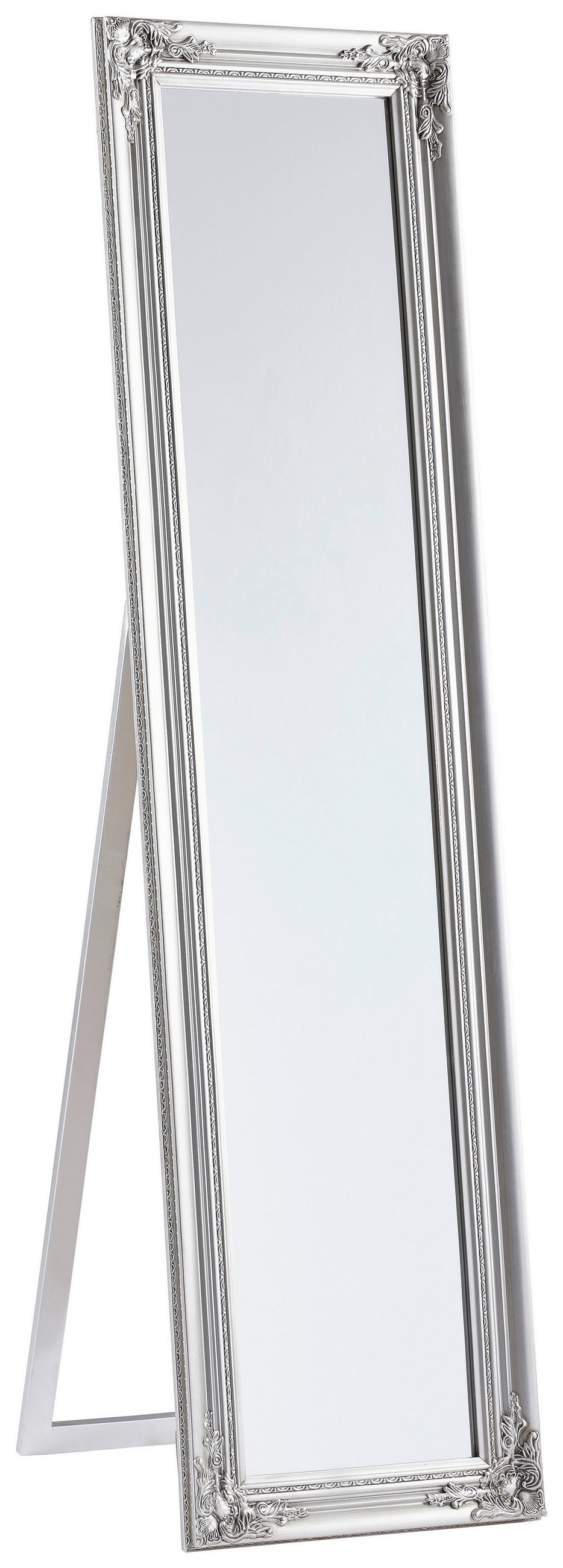 STANDSPIEGEL 44/168/5 cm  - Silberfarben, LIFESTYLE, Glas/Holz (44/168/5cm) - Carryhome