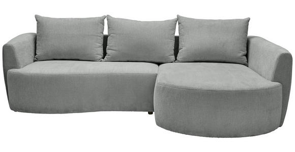 ECKSOFA Rostfarben Chenille  - Rostfarben/Schwarz, MODERN, Kunststoff/Textil (287/179cm) - Carryhome