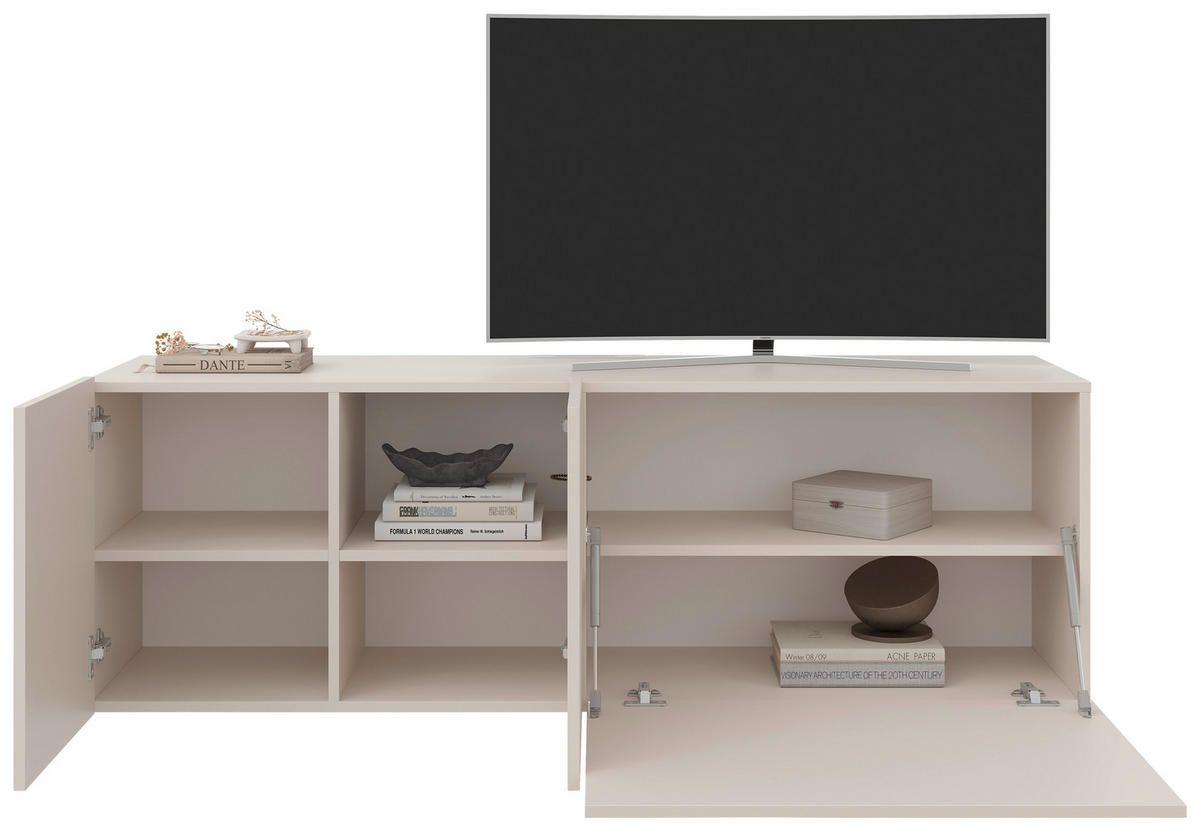 LOWBOARD  in 150/50/42 cm  - Kaschmir, Design, Holzwerkstoff (150/50/42cm) - Hom`in