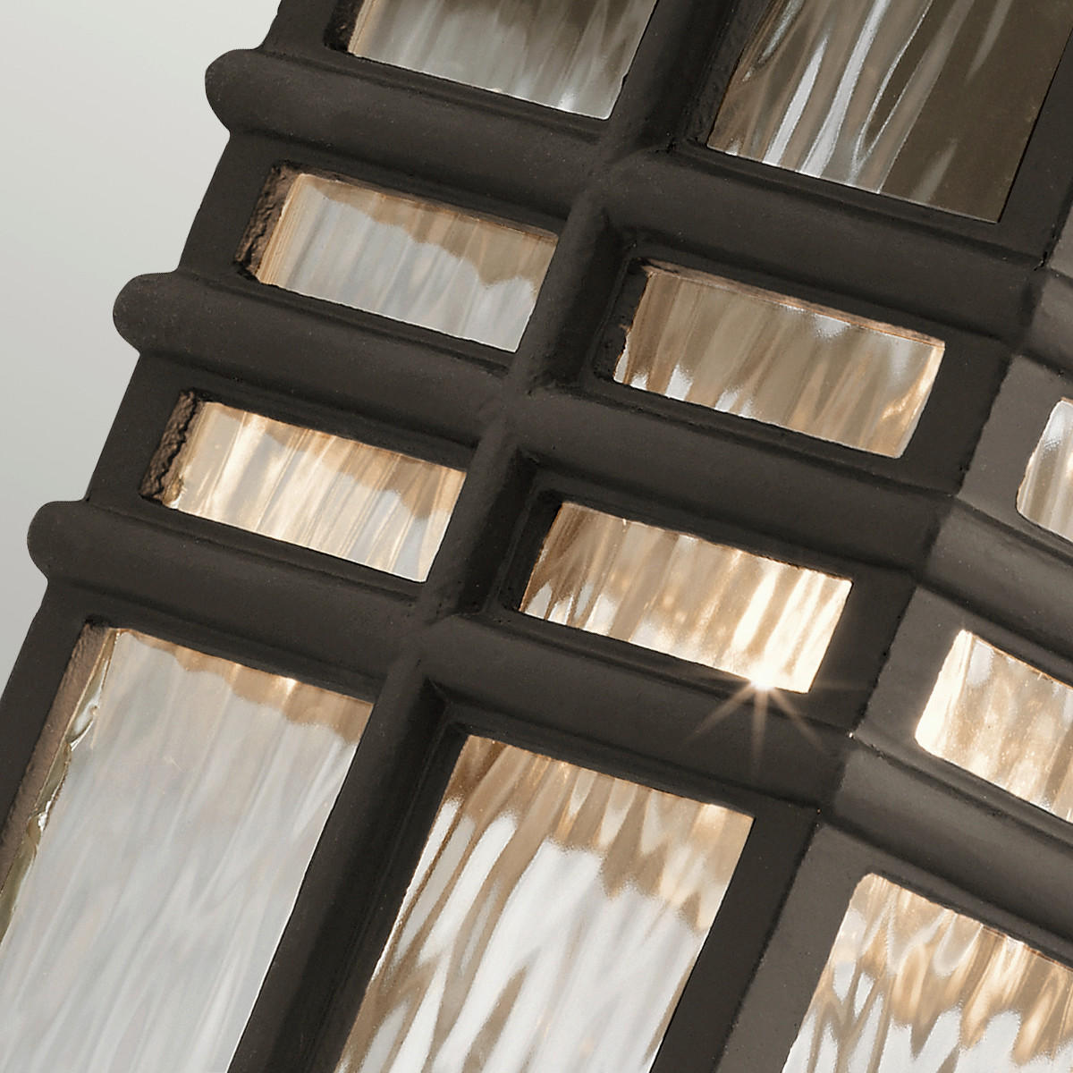 AUSSENWANDLEUCHTE - Bronzefarben, Konventionell, Glas (20,3/22,8/35,9cm) - Elstead Lighting