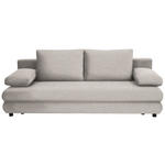 SCHLAFSOFA Taras  mit Stoffauswahl Webstoff Grau  - Schwarz/Grau, Design, Kunststoff/Textil (197/77/81cm) - Xora