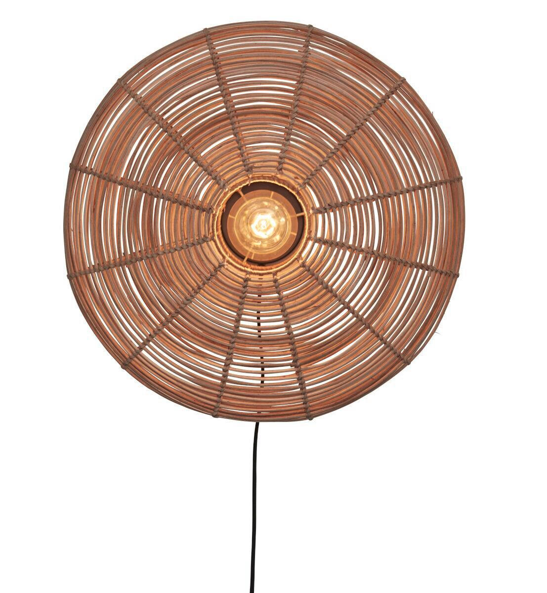WANDLEUCHTE - Naturfarben, Trend, Naturmaterialien (14/55/55cm) - Good & Mojo