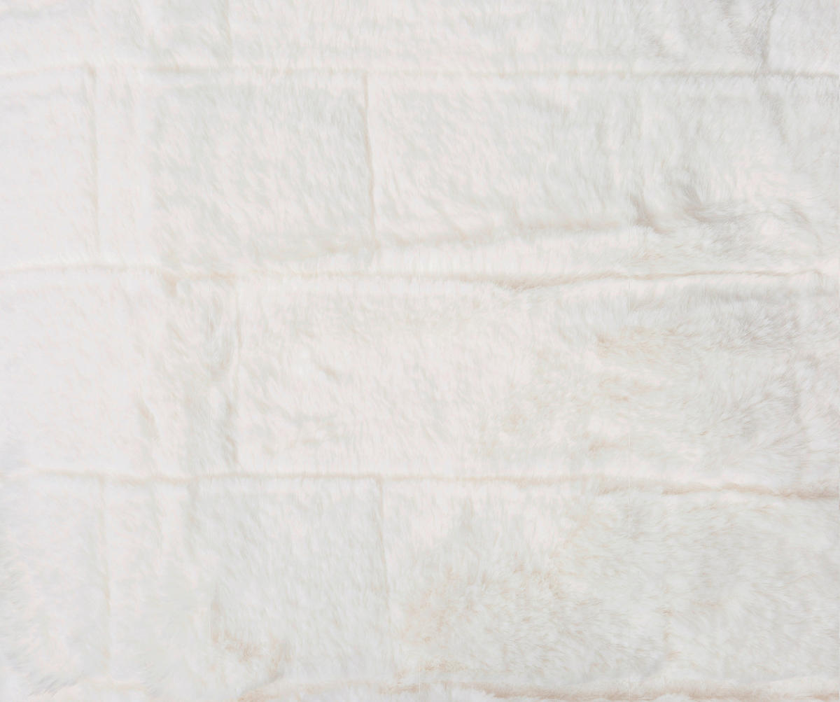 FELLDECKE SENJA 150/200 cm  - Weiß, KONVENTIONELL, Textil (150/200cm) - Dieter Knoll