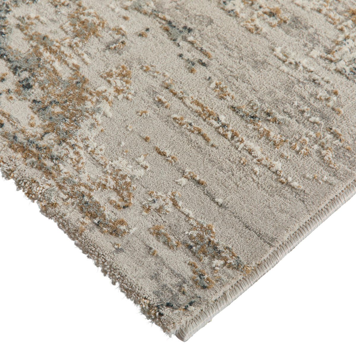 VINTAGE-TEPPICH 67/130 cm Valdovara Hellgrau, Dunkelgrau, Beige  - Dunkelgrau/Beige, KONVENTIONELL, Textil (67/130cm) - Dieter Knoll