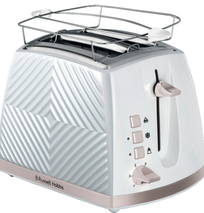 TOASTER  - Weiß, Basics, Kunststoff/Metall (18,2/22,1/37,0cm) - Russel Hobbs
