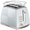 TOASTER  - Weiß, Basics, Kunststoff/Metall (18,2/22,1/37,0cm) - Russel Hobbs