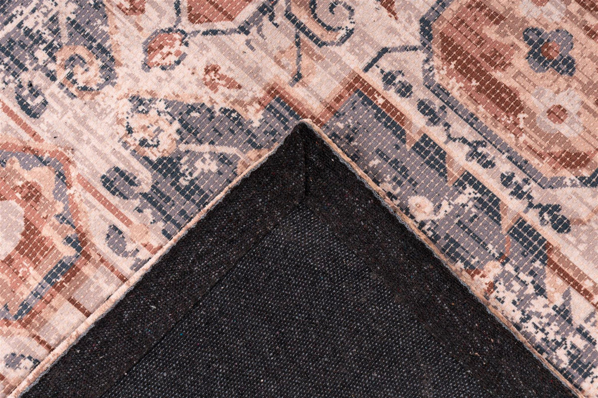 LÄUFER 80/150 cm Indiana 100 Grau / Braun  - Braun/Grau, KONVENTIONELL, Textil (80/150cm)