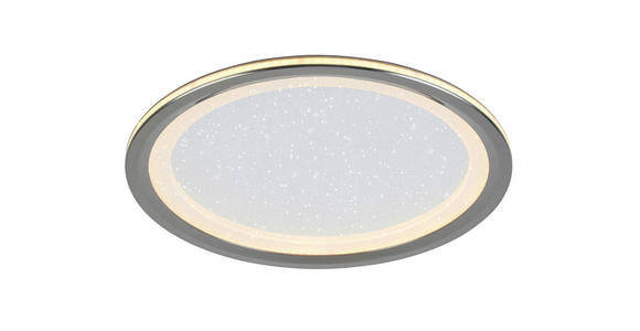 LED-DECKENLEUCHTE 40/6 cm - Chromfarben/Schwarz, Trend, Kunststoff/Metall (40/6cm) - Novel