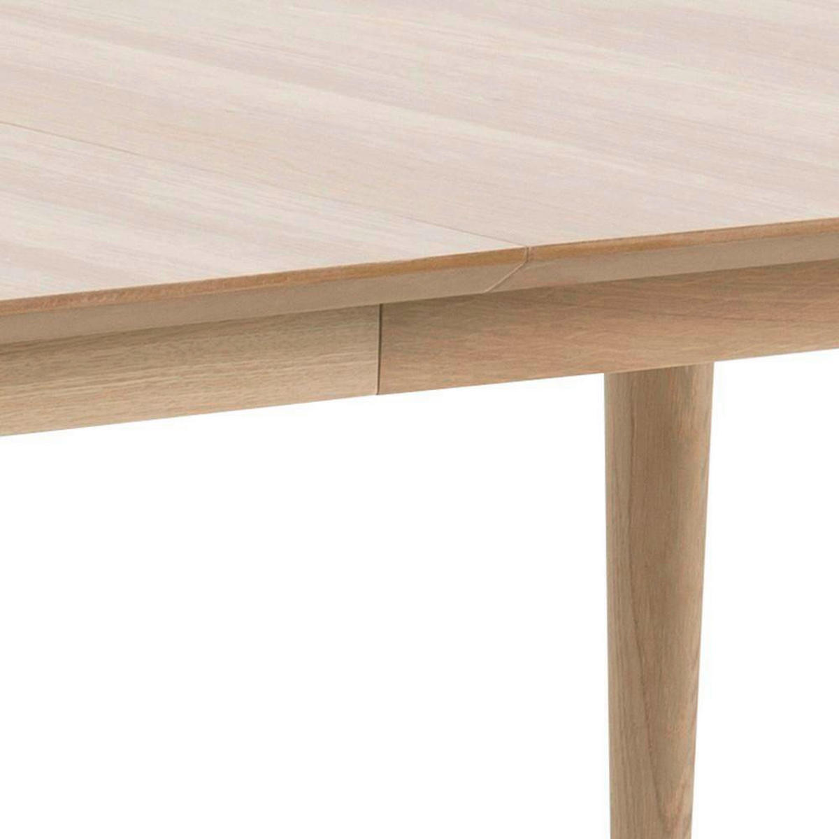 MATBORD 200/100/75,3 cm delar i massivt trä  trä, trämaterial utdragbar rektangulär ekfärgad  - ekfärgad, Klassisk, trämaterial/trä (200/100/75,3cm) - Best Price
