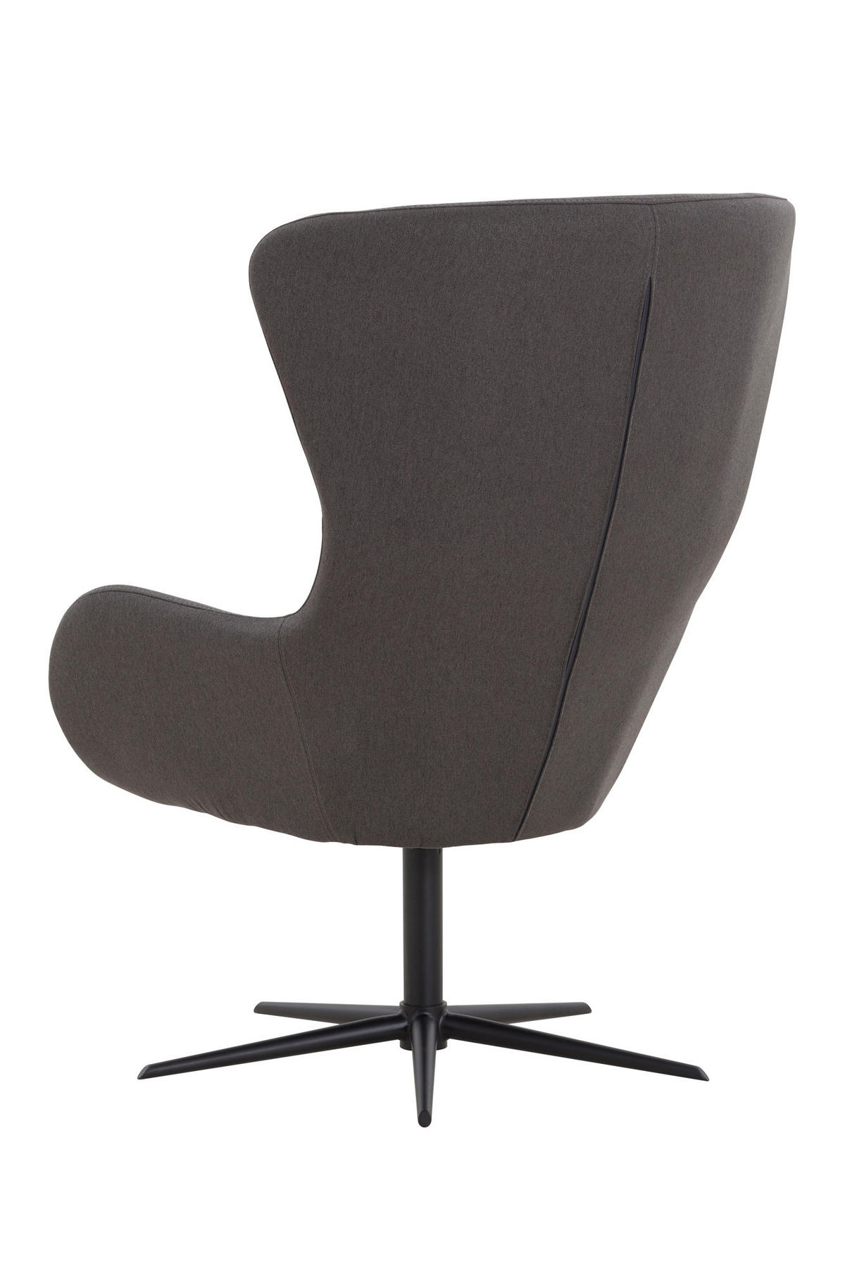 SESSEL in Webstoff Dunkelgrau  - Dunkelgrau/Schwarz, MODERN, Textil/Metall (78/99/82cm) - Livetastic