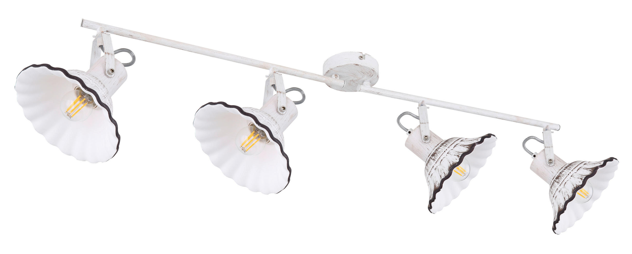 STRAHLER 90/17/25 cm   - Schwarz/Weiß, Basics, Keramik/Metall (90/17/25cm) - Globo