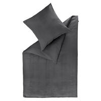 WENDEBETTWÄSCHE Marcel.Remus-Design - Alcudia anthrazit Satin 155/220 cm  - Anthrazit, Design, Textil (155/220cm) - Marcel Remus