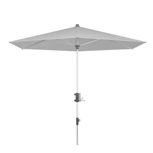 SONNENSCHIRM 290 cm Hellgrau  - Silberfarben/Hellgrau, Basics, Textil/Metall (290cm) - KNIRPS