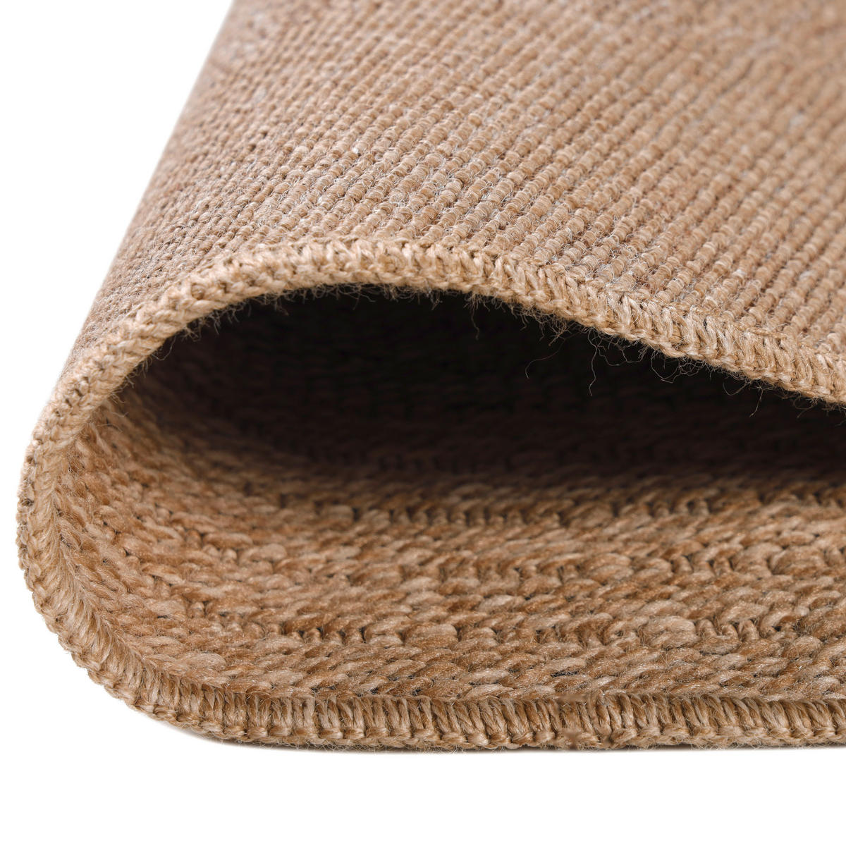 OUTDOORTEPPICH 80/80 cm Comilla Schwarz, Beige  - Beige/Schwarz, Basics, Textil (80/80cm) - Novel