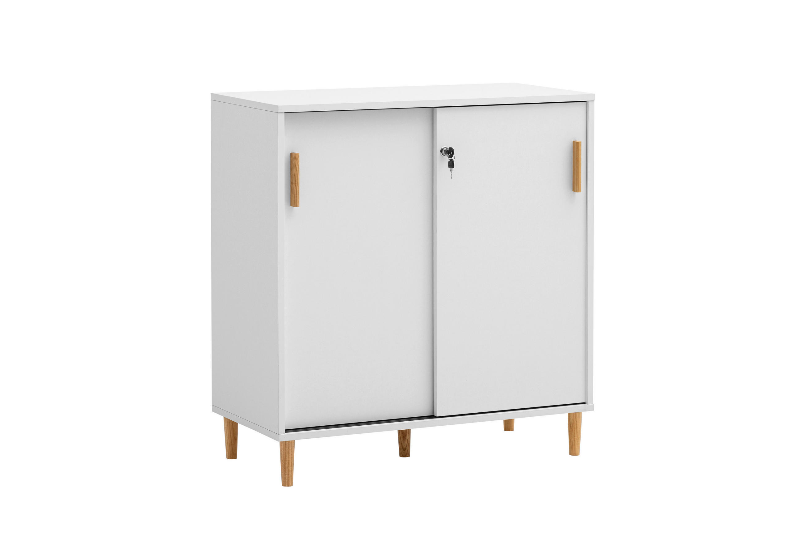 AKTENSCHRANK 80,1/84,8/38,2 cm  - Weiß, MODERN, Holzwerkstoff (80,1/84,8/38,2cm) - Livetastic