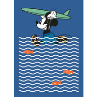FOTOTAPETE - Blau, Trend, Textil (200/280cm)