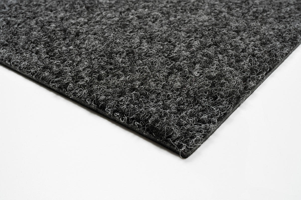 TEPPICHFLIESE 50/50 cm  in Anthrazit  - Anthrazit, Basics, Textil (50/50cm)