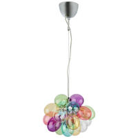 HÄNGELEUCHTE 30/28 cm  - Türkis/Transparent, Design, Glas (30/28cm) - By Rydéns