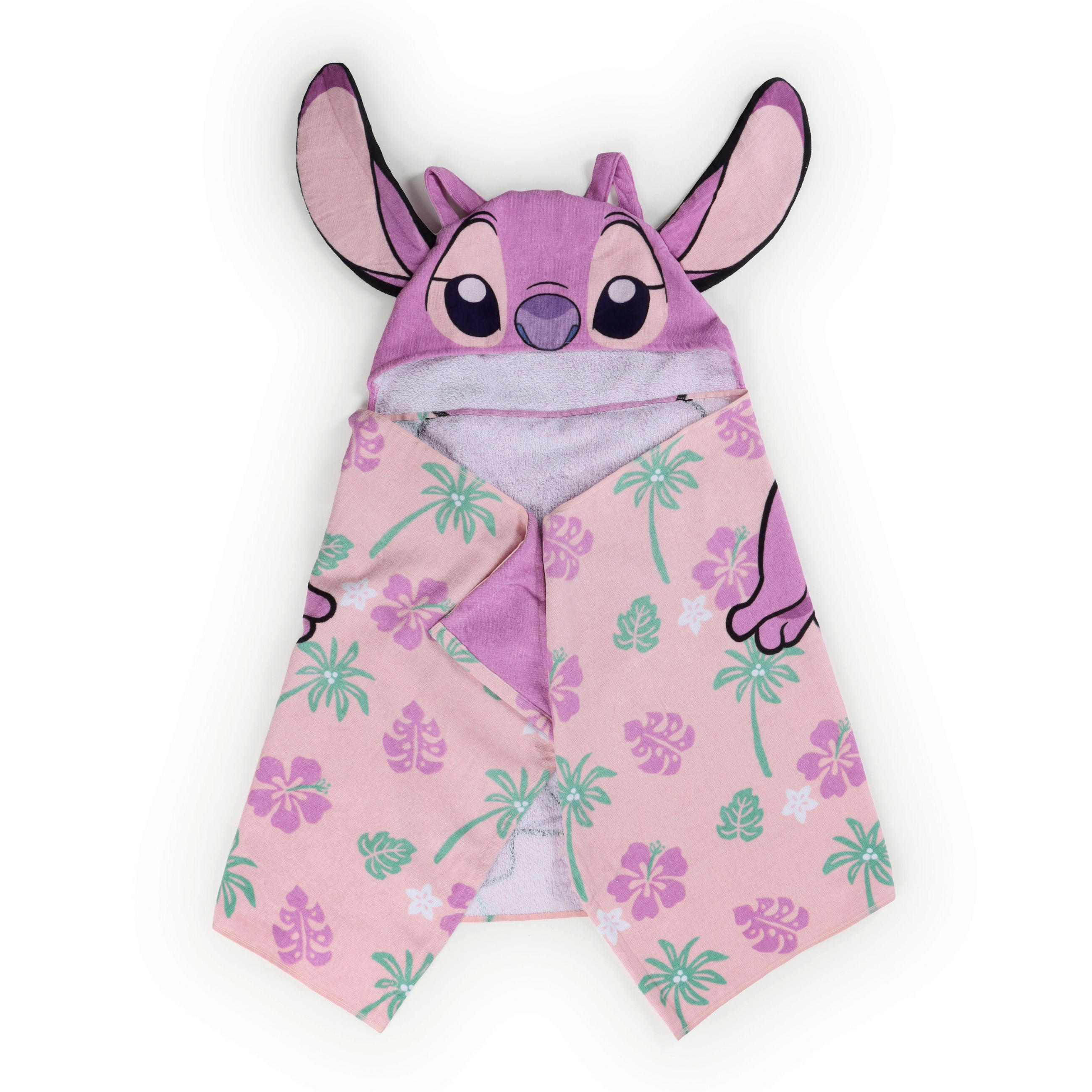 KAPUZENBADETUCH DISNEY LILO AND STITCH 130/56 cm  - Pink, Basics, Textil (130/56cm)