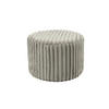 HOCKER Cord, Plüsch Hellgrau  - Hellgrau, MODERN, Kunststoff/Textil (55/38/55cm) - Livetastic