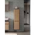 MIDISCHRANK 30/131/35 cm  - Sandfarben/Eichefarben, KONVENTIONELL, Holzwerkstoff/Kunststoff (30/131/35cm) - Xora