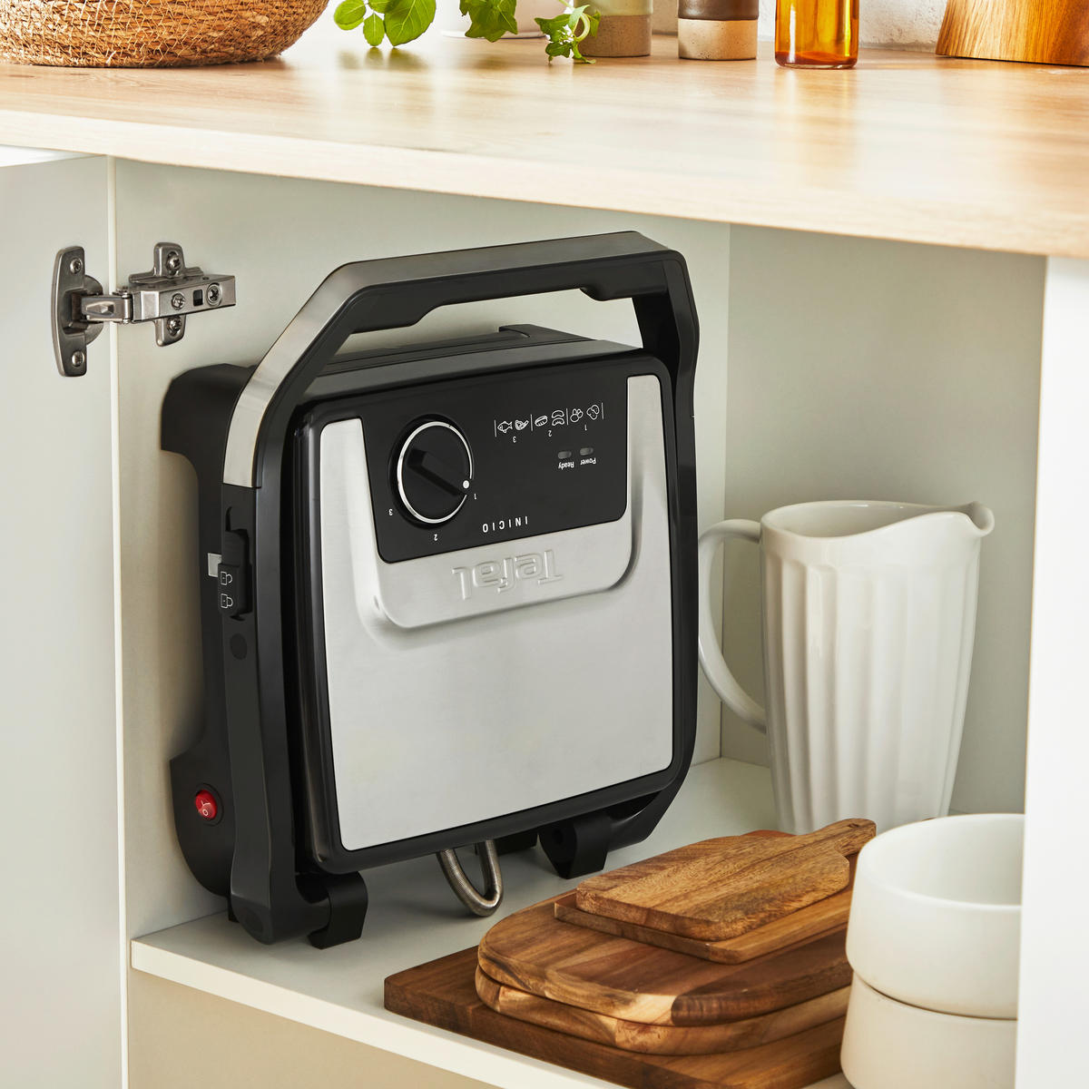 KONTAKTGRILL - Schwarz, Basics, Kunststoff (36,6/33,7/13,2cm) - Tefal