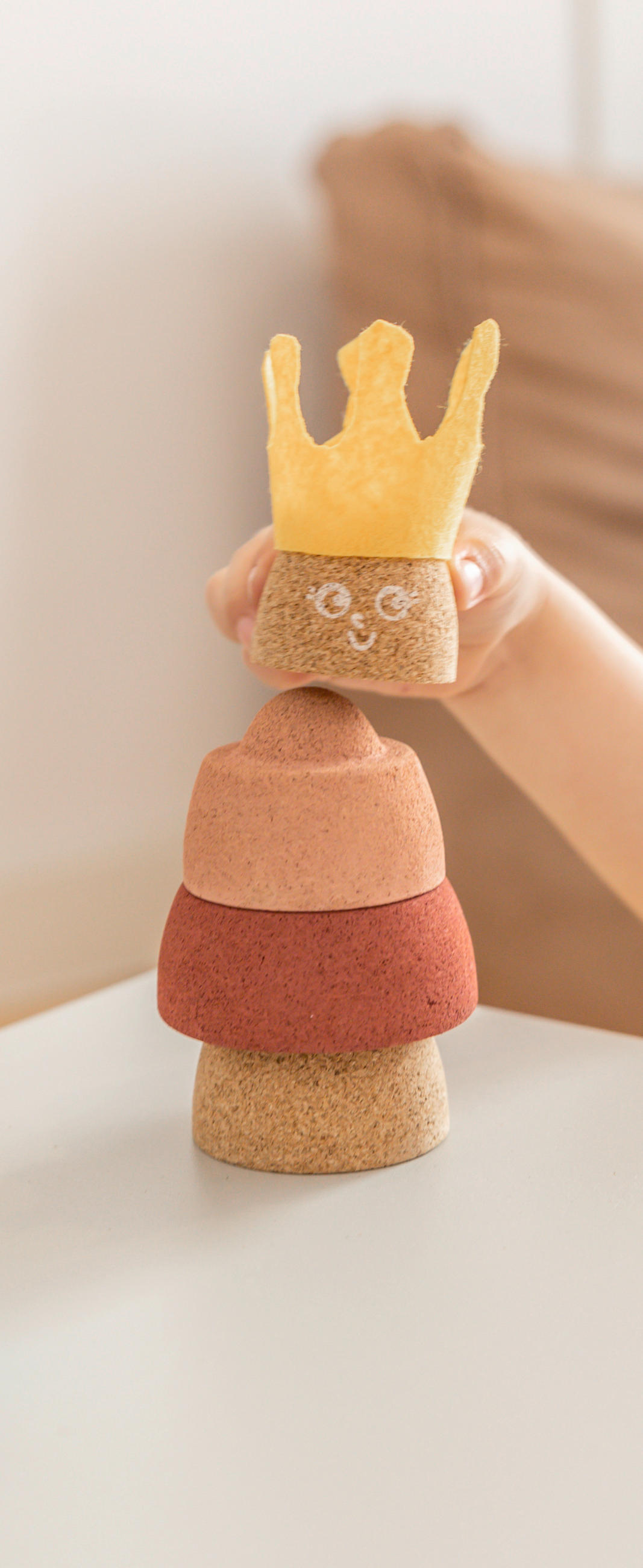 STAPELTURM - Basics, Holz (9/19,5/8cm)