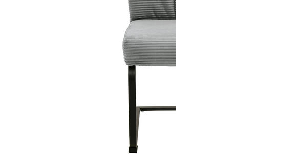 SCHWINGSTUHL  Stoffauswahl Cord  - Schwarz/Grau, Design, Textil/Metall (44/99/62cm) - Carryhome