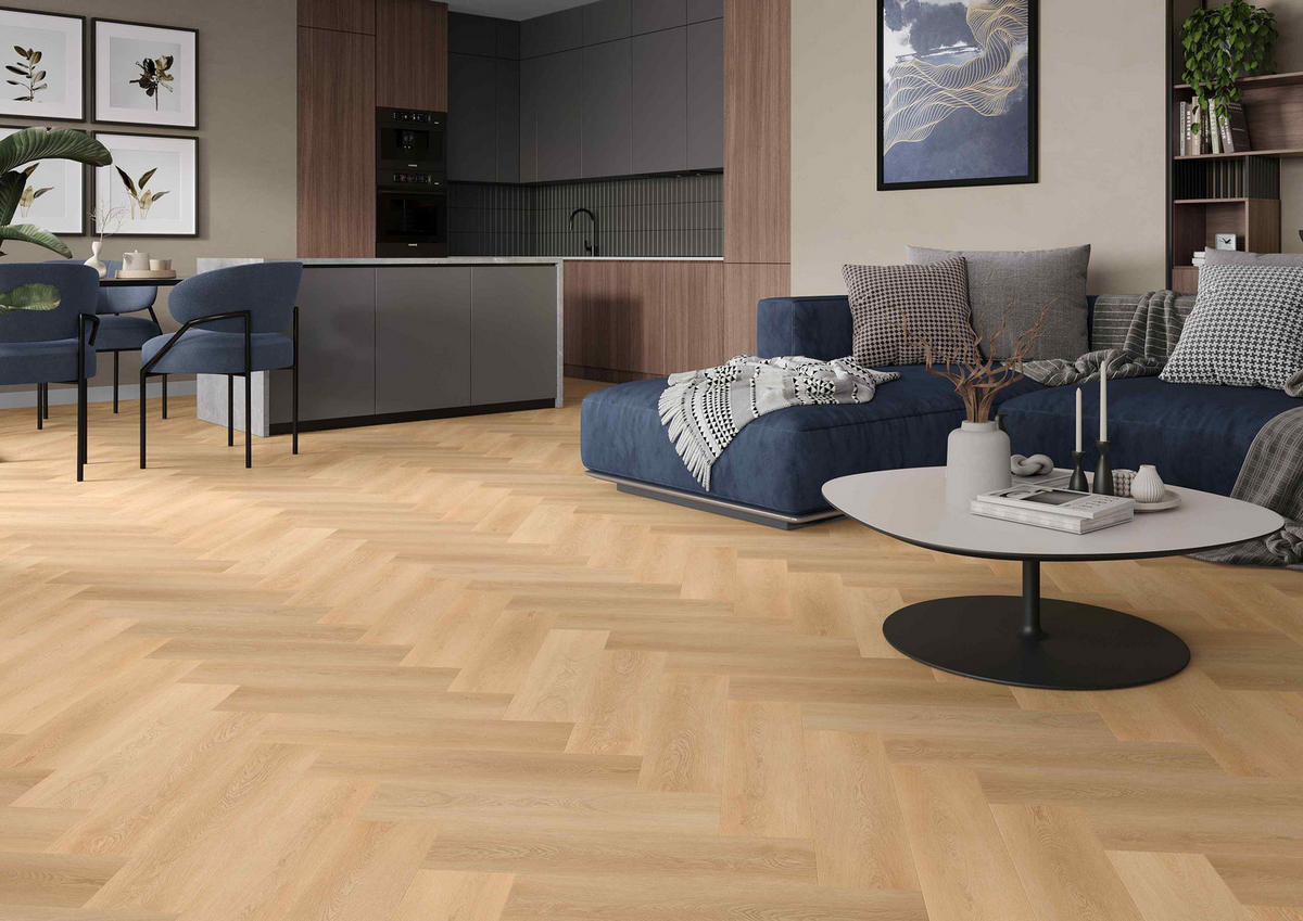 VINYLBODEN Fischgrät Hartford  per  m² - Design, Kunststoff (59,2/14,8/0,45cm) - Venda