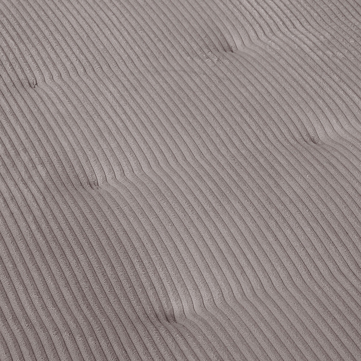 ECKSOFA Ariella Grau Cord  - Naturfarben/Grau, Design, Holz/Textil (231/161cm) - Livetastic