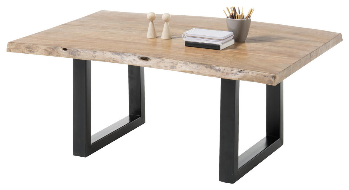 COUCHTISCH in Holz, Metall 110/70/45 cm  - Anthrazit/Schwarz, Modern, Holz/Metall (110/70/45cm) - Livetastic