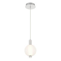 LED-PENDELLEUCHTE 15,2/32 cm  - Nickelfarben, KONVENTIONELL, Glas/Metall (15,2/32cm) - Elstead Lighting