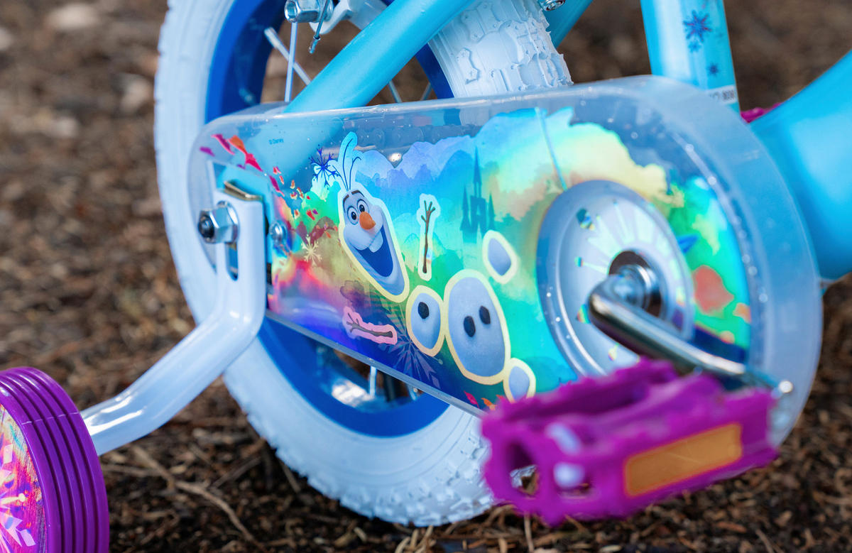 KINDERFAHRRAD 12 Zoll  - Pastellblau/Lila, Basics, Metall (54/75/85cm)