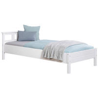 BETT 90/200 cm  in Weiß  - Weiß, KONVENTIONELL, Holz (90/200cm) - MID.YOU