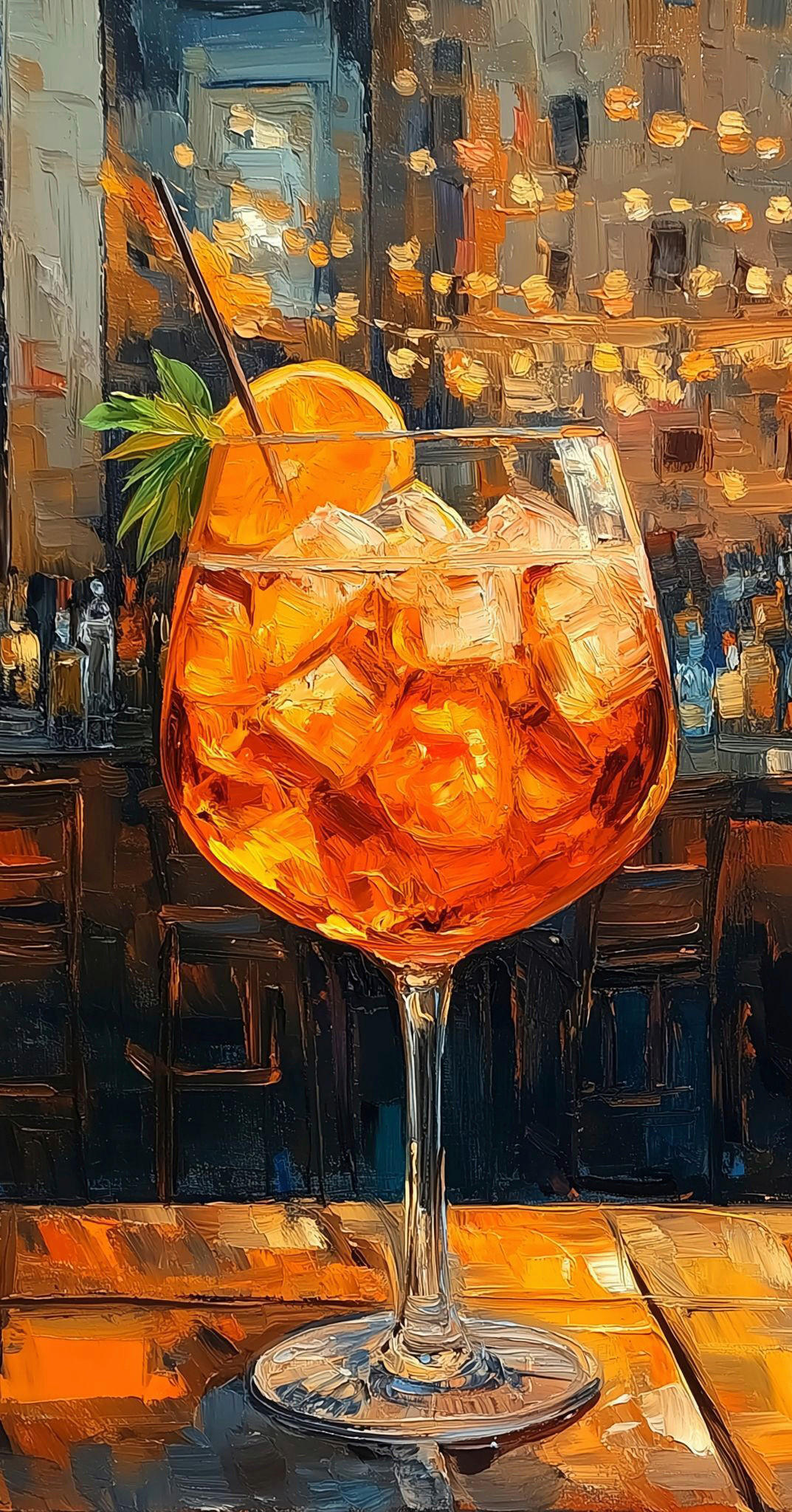 Euroart Leinwandbild Colourful Cocktails IX Mehrfarbig 20x40 cm