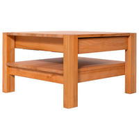 COUCHTISCH Kernbuche massiv 70/70/47,5 cm quadratisch Kernbuche  - Kernbuche, KONVENTIONELL, Holz (70/70/47,5cm) - Linea Natura